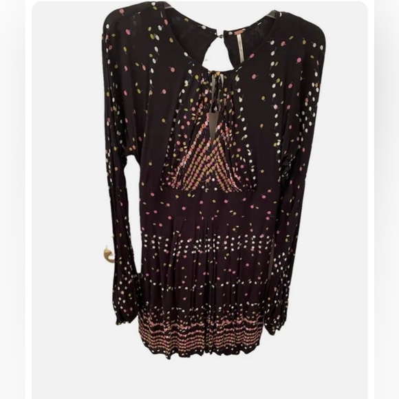 Free People Coryn Black Print Long Sleeve Dress
Size 4 - Picture 2 of 8